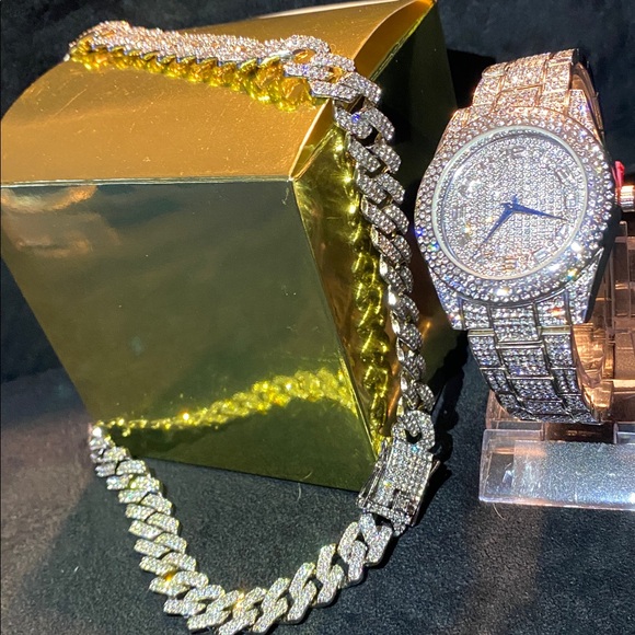 Accessories | Golden Box Lab Ice Set 2 Inch Link Chain And Resizable ...
